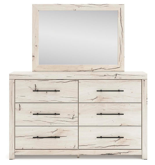 Lawroy Panel Bed With Storage, Dresser, Mirror And Nightstand