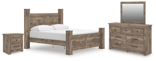 Keithland Poster Bed, Dresser, Mirror And Nightstand