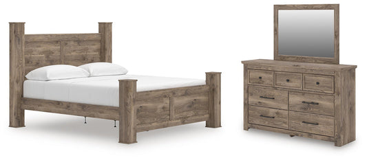 Keithland Poster Bed, Dresser And Mirror