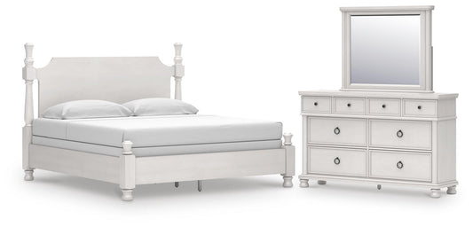Chadworth Poster Bed, Dresser And Mirror