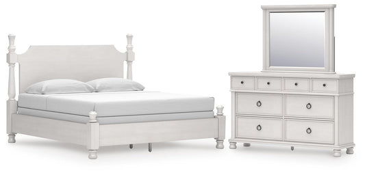 Chadworth California Poster Bed, Dresser And Mirror