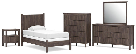 Cadmori Panel Bed, Dresser, Mirror, Chest And Nightstand