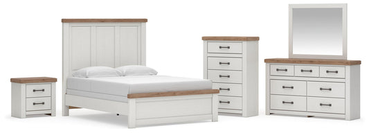 Savonport Panel Bed, Dresser, Mirror, Chest And Nightstand