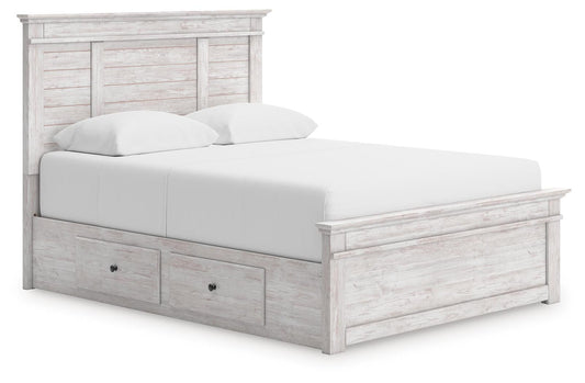 Makidern Panel Storage Bed