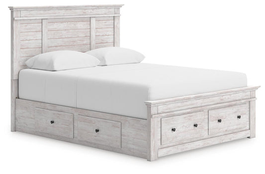 Makidern Panel Storage Bed