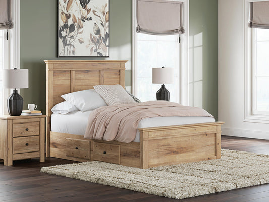 Makidern Panel Storage Bed