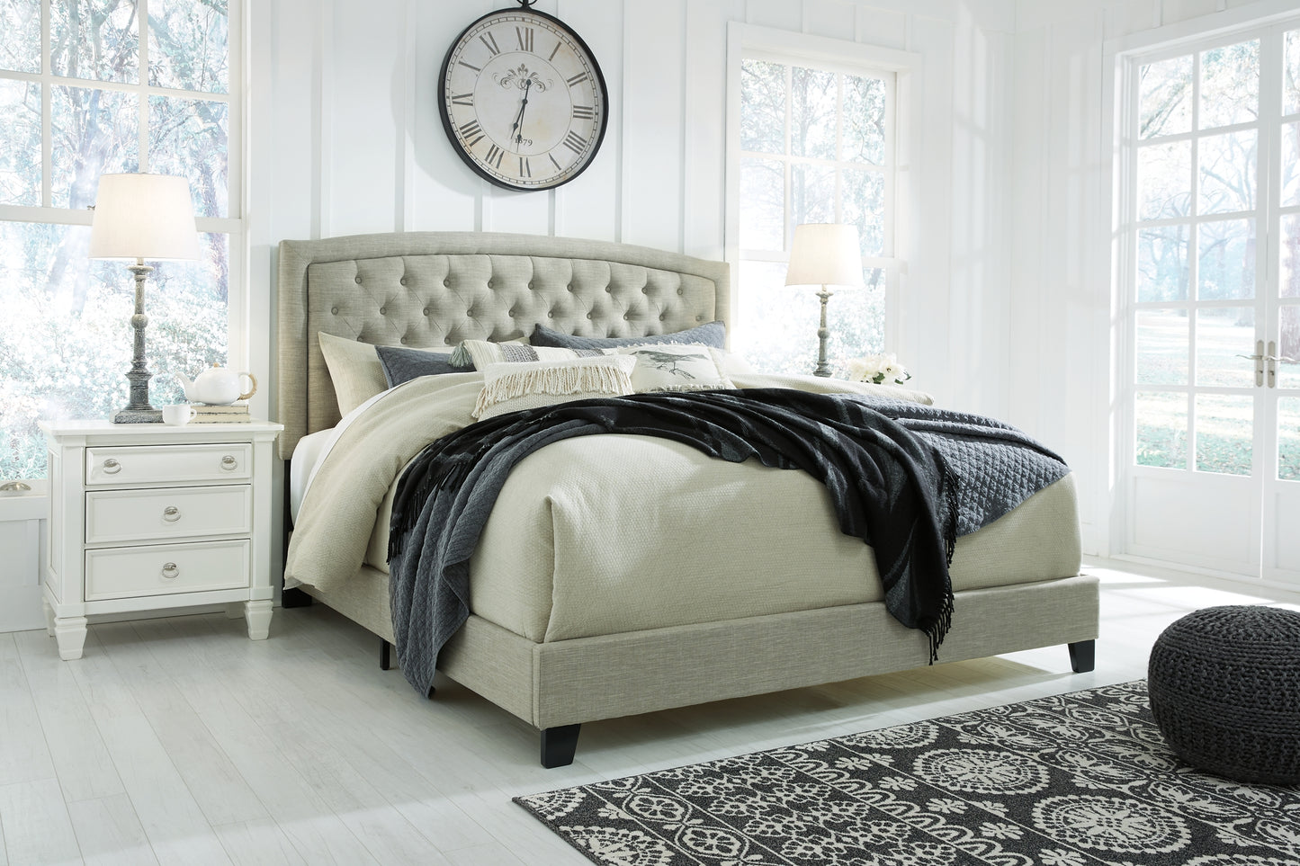 Jerary Upholstered Bed With Mattress