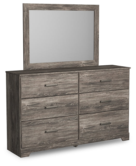Ralinksi Panel Bed With Mirrored Dresser And Nightstand