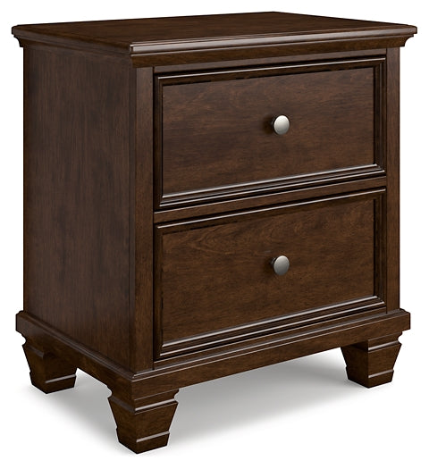 Danabrin Panel Bed With Mirrored Dresser, Chest And 2 Nightstands