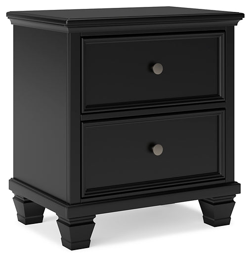 Lanolee Panel Bed With Mirrored Dresser And Nightstand