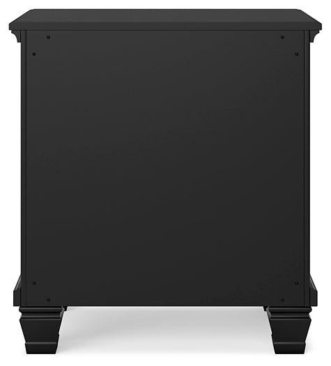 Lanolee Panel Bed With Mirrored Dresser And Nightstand