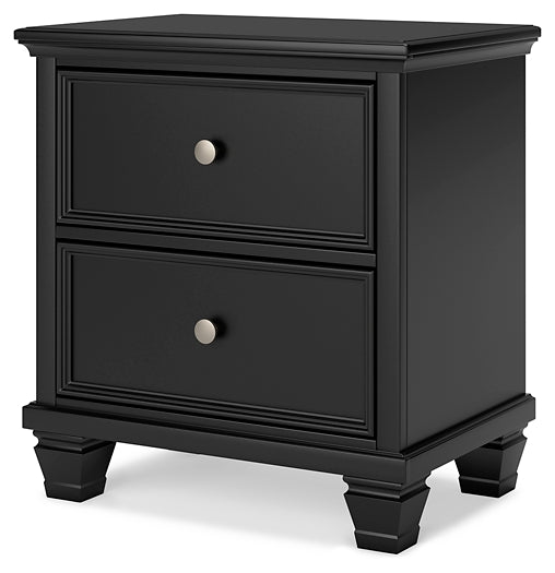 Lanolee Panel Bed With Mirrored Dresser And Nightstand