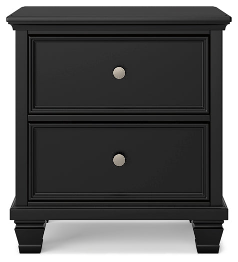 Lanolee Panel Bed With Mirrored Dresser And Nightstand