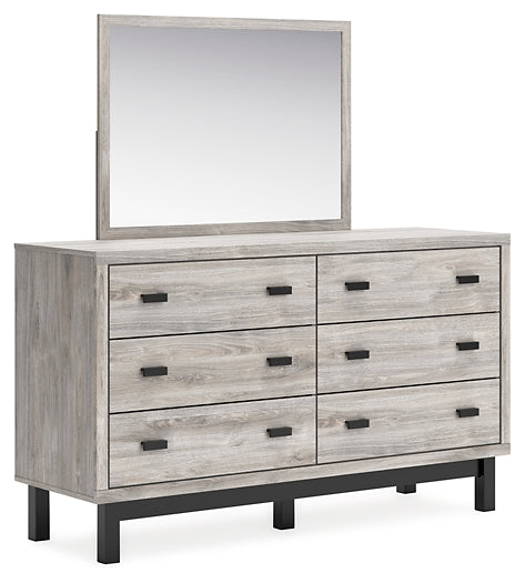 Vessalli Panel Bed With Mirrored Dresser, Chest And Nightstand