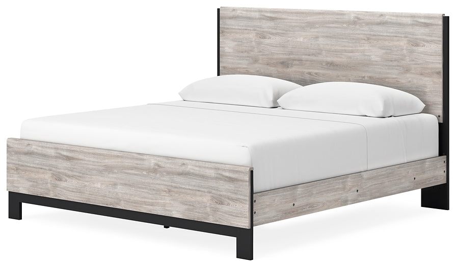 Vessalli Panel Bed With Mirrored Dresser, Chest And Nightstand