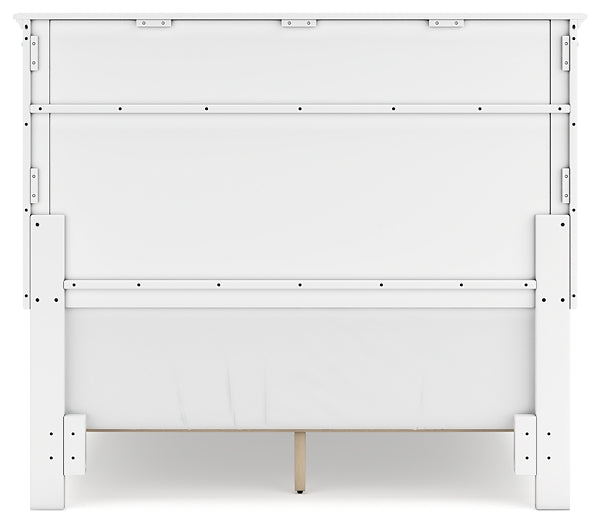 Fortman Panel Bed With Mirrored Dresser And Nightstand