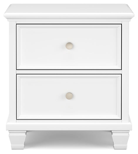 Fortman Panel Bed With Mirrored Dresser And Nightstand