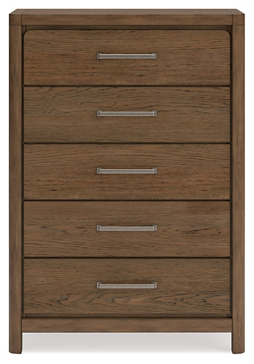 Cabalynn Upholstered Bed With Mirrored Dresser, Chest And Nightstand