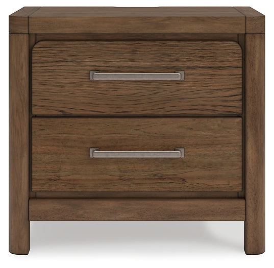 Cabalynn Upholstered Bed With Mirrored Dresser, Chest And Nightstand