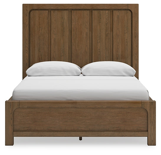 Cabalynn Panel Bed With Storage With Mirrored Dresser And Chest