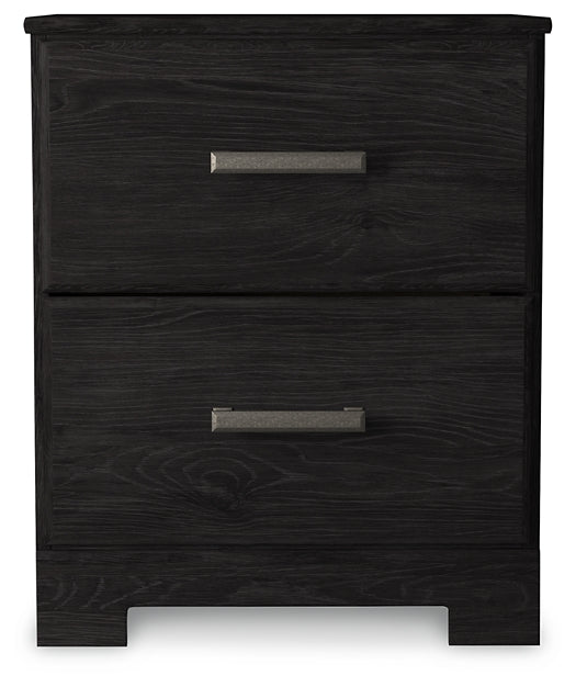 Belachime Panel Bed With Mirrored Dresser, Chest And Nightstand