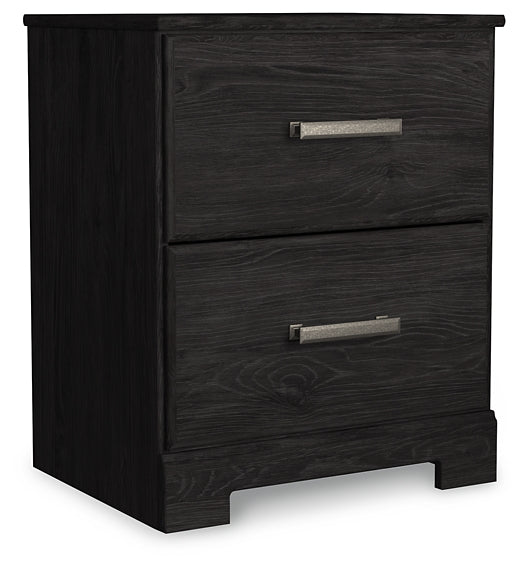 Belachime Panel Bed With Mirrored Dresser, Chest And Nightstand