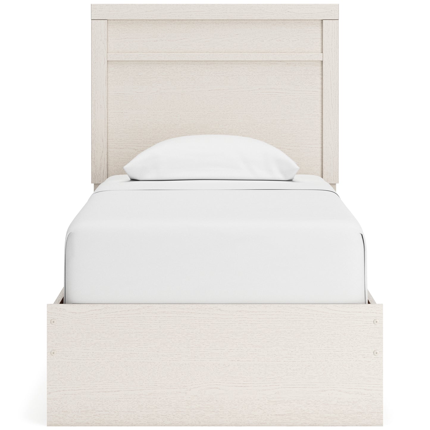 Stelsie Panel Bed With Mirrored Dresser And 2 Nightstands