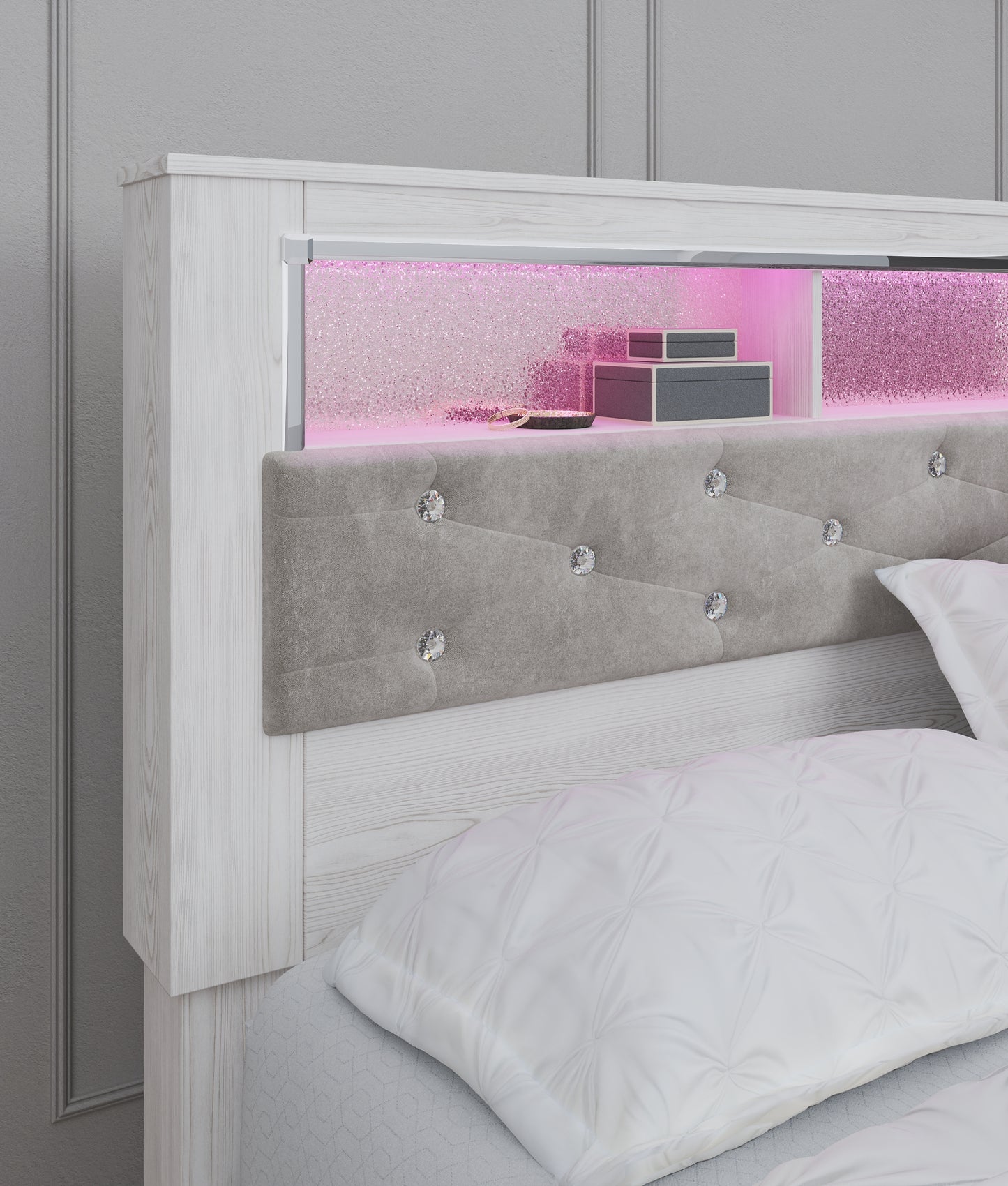 Altyra  Panel Bookcase Bed