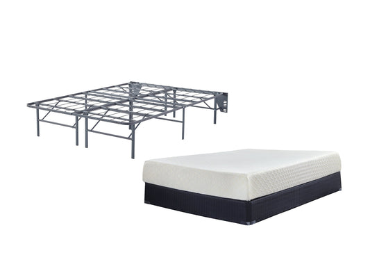 10 Inch Chime Memory Foam Mattress with Foundation Rent Wise Rent To Own Jacksonville, Florida