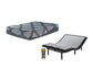 12 Inch Ashley Hybrid Mattress with Adjustable Base Rent Wise Rent To Own Jacksonville, Florida