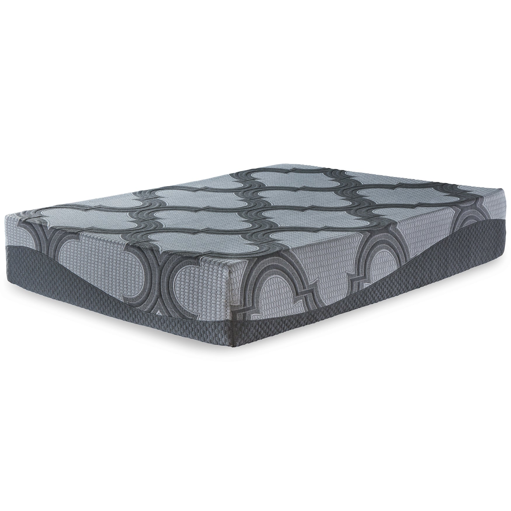 12 Inch Ashley Hybrid Mattress with Foundation Rent Wise Rent To Own Jacksonville, Florida