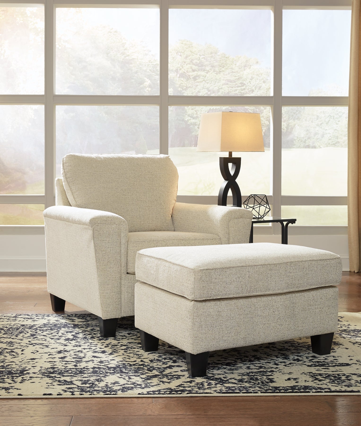 Abinger Chair and Ottoman Rent Wise Rent To Own Jacksonville, Florida