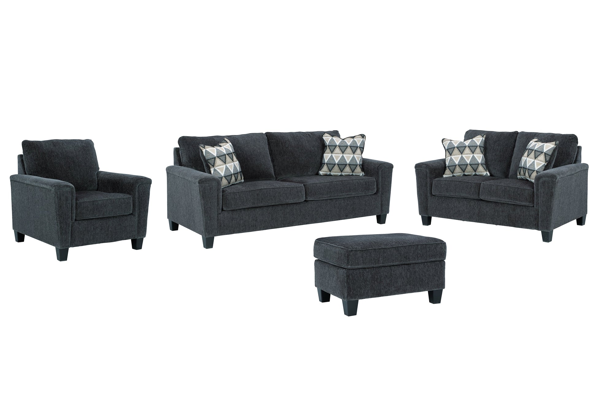 Abinger Sofa, Loveseat, Chair and Ottoman Rent Wise Rent To Own Jacksonville, Florida