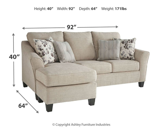 Abney Sofa Chaise Rent Wise Rent To Own Jacksonville, Florida