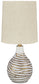 Aleela Metal Table Lamp (1/CN) Rent Wise Rent To Own Jacksonville, Florida
