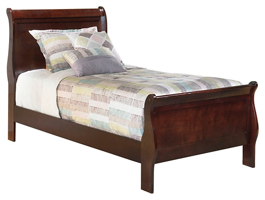 Alisdair Twin Sleigh Bed with Dresser Rent Wise Rent To Own Jacksonville, Florida
