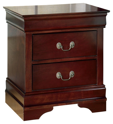 Alisdair Twin Sleigh Bed with Mirrored Dresser, Chest and 2 Nightstands Rent Wise Rent To Own Jacksonville, Florida