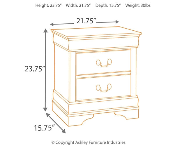 Alisdair Twin Sleigh Bed with Mirrored Dresser, Chest and 2 Nightstands Rent Wise Rent To Own Jacksonville, Florida