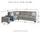 Altari 2-Piece Sectional with Chaise Rent Wise Rent To Own Jacksonville, Florida