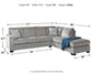 Altari 2-Piece Sleeper Sectional with Chaise Rent Wise Rent To Own Jacksonville, Florida
