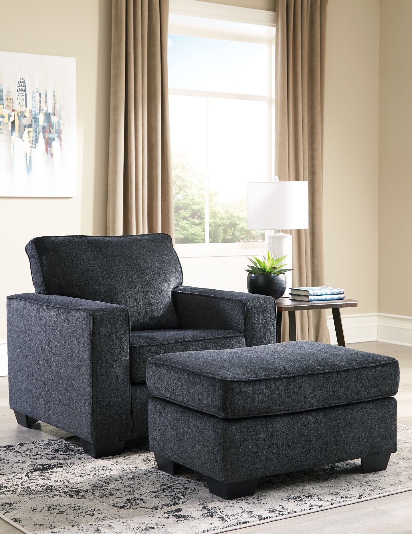 Altari Chair and Ottoman Rent Wise Rent To Own Jacksonville, Florida