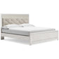 Altyra King Panel Bed with Mirrored Dresser, Chest and 2 Nightstands Rent Wise Rent To Own Jacksonville, Florida