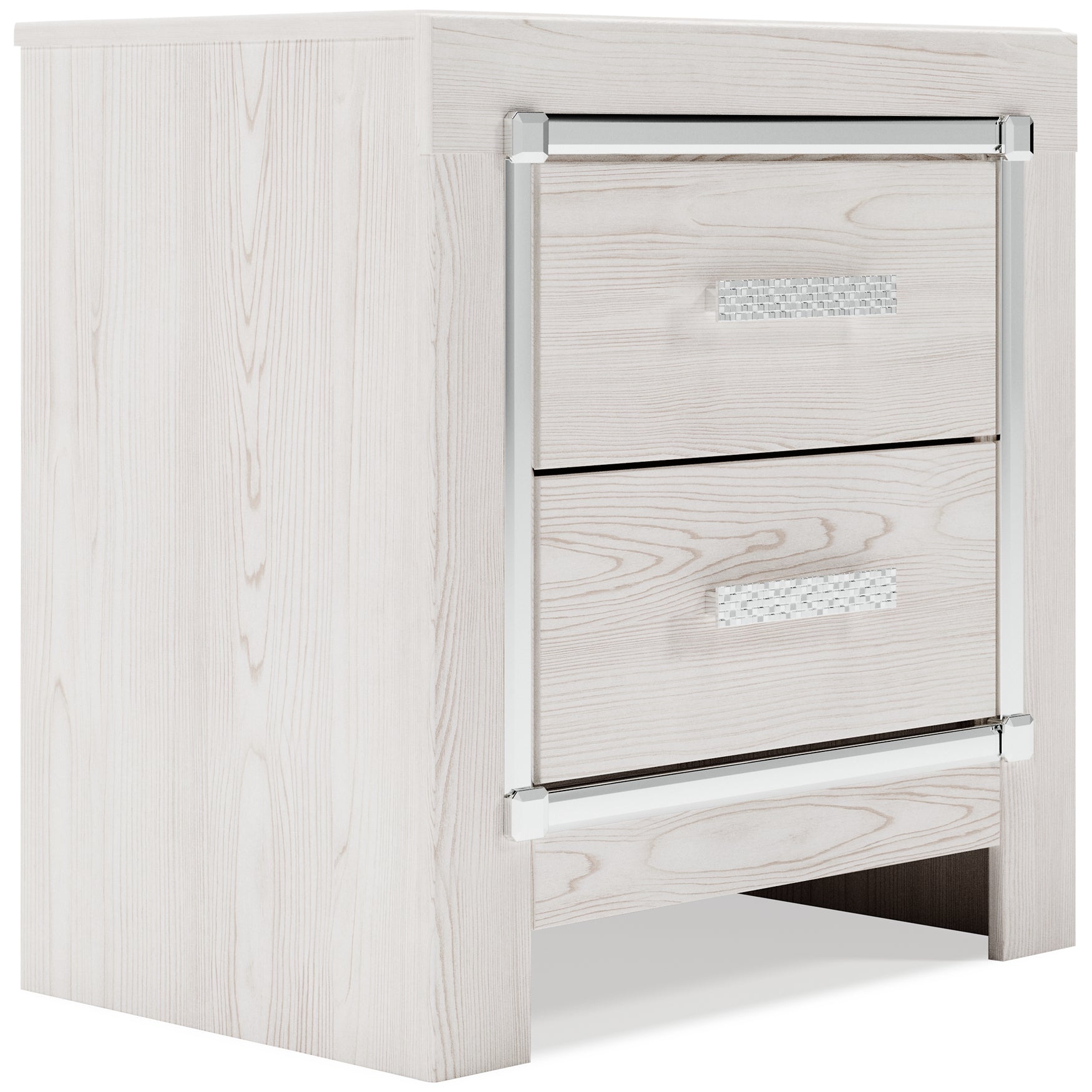 Altyra King Panel Bookcase Bed with Mirrored Dresser, Chest and Nightstand Rent Wise Rent To Own Jacksonville, Florida