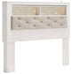 Altyra Queen Bookcase Headboard with Mirrored Dresser and Chest Rent Wise Rent To Own Jacksonville, Florida