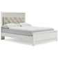 Altyra Queen Panel Bed with Mirrored Dresser and Chest Rent Wise Rent To Own Jacksonville, Florida