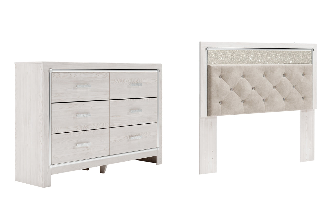Altyra Queen Panel Headboard with Dresser Rent Wise Rent To Own Jacksonville, Florida