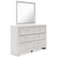 Altyra Queen Panel Headboard with Mirrored Dresser, Chest and Nightstand Rent Wise Rent To Own Jacksonville, Florida