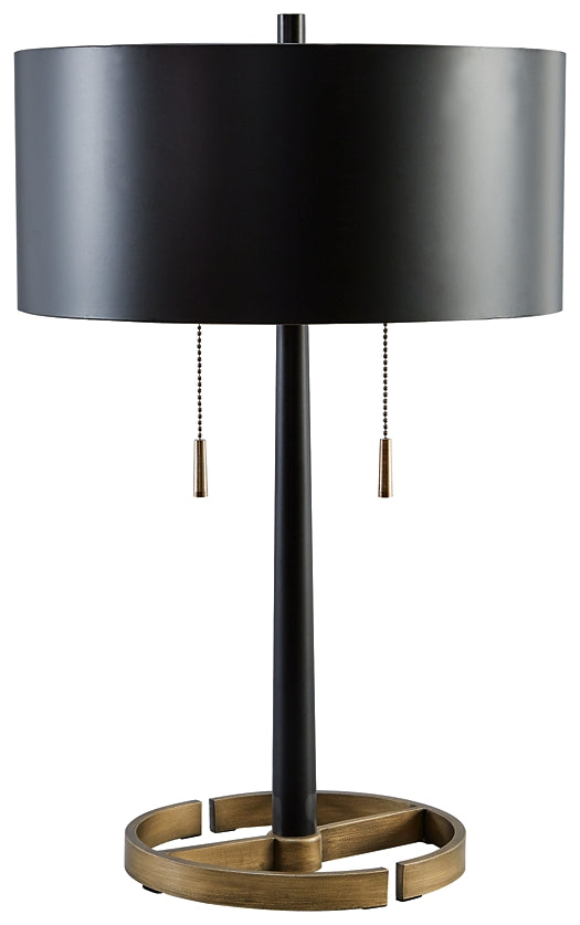 Amadell Metal Table Lamp (1/CN) Rent Wise Rent To Own Jacksonville, Florida