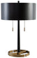 Amadell Metal Table Lamp (1/CN) Rent Wise Rent To Own Jacksonville, Florida
