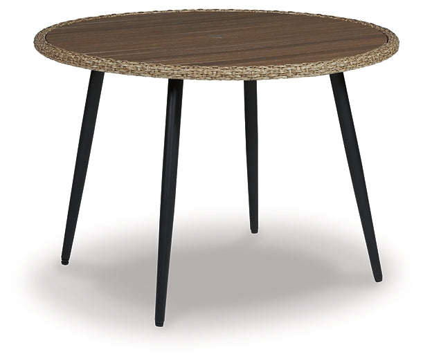 Amaris Round Dining Table Rent Wise Rent To Own Jacksonville, Florida